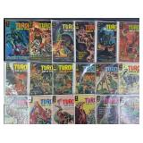 18pc Turok Son Of Stone Gold Key Comic Books