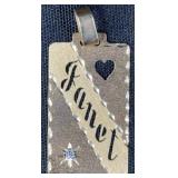14K Gold ï¿½Janetï¿½ Name Pendant w/ Diamond Accent