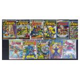 11pc Avengers #99-110 Marvel Comic Books