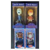 NIP Rudolph Bobbleheads w/ Snow Miser