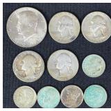 $2.00 Face Value 1936-64 90% Silver U.S. Coins