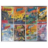 8pc Attack #1-15 1971 Charlton Comic Books