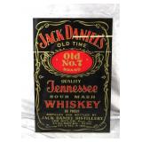 Jack Daniels Whiskey Foil Back Glass Panel