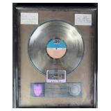 Phil Collins "No Jacket Required" Platinum Award