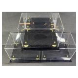 3pc BCW Football Display Cases