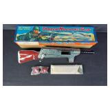 Vintage Japanese Tin Litho Tracer Machine Gun