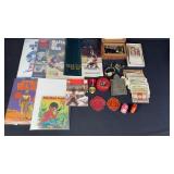 Assorted Collectibles w/ Jewelry & German Currency
