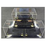 3pc BCW Football Display Cases