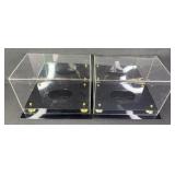 2pc BCW Football Display Cases