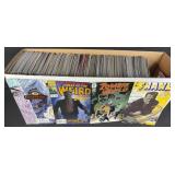Long Box Of Horror Themed Comic Books