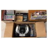 Assorted Media+ w/ Cassettes & CDs