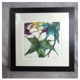 Sharon Bliss Signed  Leaf Serenade IV Lithograph