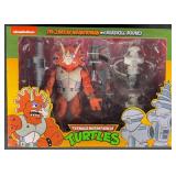 NIP TMNT Triceraton Infantryman & Roadkill Rodney