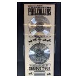 Phil Collins Serious Tour Display Plaque