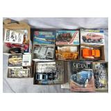 Vintage Partially Builit Vehicles Model Kits