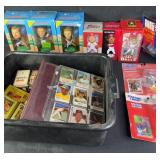 Assorted Sports Cards, Figures & Bobbles
