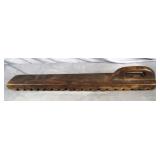 Antique Wood Feather Bed Smoother