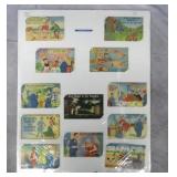 WWII Era Comical Postcard Display
