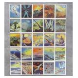 1983 Defend America Card Set Uncut Sheet