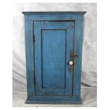 Antique Painted Wood Hanging Cabinet