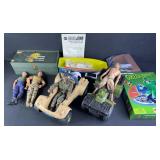 Action Figures w/ G.I. Joe Foot Locker & Big Jim