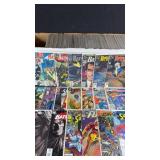 Long Box Of DC Comic Books w/ Batman