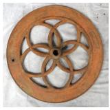 Antique Industrial Cast Iron Machine Gear