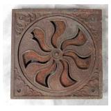 Antique Industrial Cast Iron Vent/Fan Cover