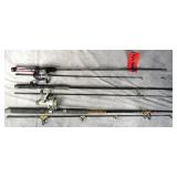 3pc Fishing Poles Lot