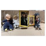 5pc Large Vtg Dolls