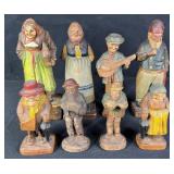 Antique Wood Carved Figures