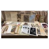 229pc Vtg Large Size Ephemera