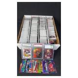 Assorted Sports Cards w/ Inserts & Graded
