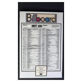 1988 Billboard Hot 100 #1 Chart Display