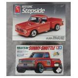 2pc Sealed Pickup Model Kits Lot
