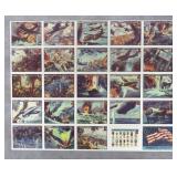 1983 America Attacks Card Set Uncut Sheet