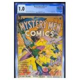 CGC 1.0 Mystery Men Comics #2 1939 Fox Comic Book