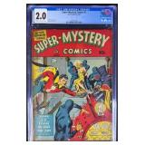 CGC 2.0 Super-Mystery Comics #2 Ace Comic Book