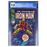 CGC 7.0 Iron Man #1 1968 Key Marvel Comic Book