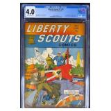 CGC 4.0 Liberty Scouts #2 (#1) 1941 Centaur Comic