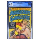 CGC 6.5 Murderous Gangsters #2 1951 Avon Comic