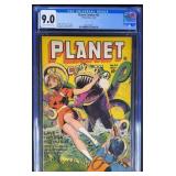 CGC 9.0 Planet Comics #42 1946 Fiction House Comic