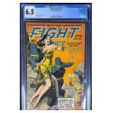 CGC 6.5 Fight Comics #37 1945 Fiction House Comic