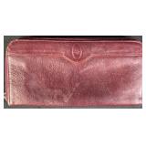 Christian Dior Embossed Full Zip Long Wallet