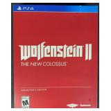 NIP PlayStation 4 Wolfenstein II Collectorï¿½s Ed.