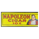 1974 Napoleon Cigar Tin Advertising Sign