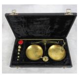 Vintage Indian Brass Travelling Scale