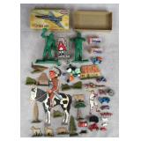 Antique & Vinatge Toys & Marbles Grouping