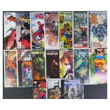 17pc Key & #1 Marvel & DC Comic Books w/ Signed