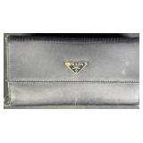 Prada Nylon Black Long Wallet w/ Zip